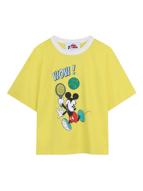 T-shirt bambino Marc Jacobs gialla con Topolino tennis MARC JACOBS Kids | W60767538
